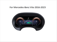 Tableau de bord automobile 12,3 pouces pour Mercedes-Benz Vito 2016-2023, Linux CarPlay, entrée HD, informations originales de la voiture - XTRONS