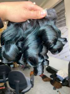 Extensión de cabello vietnamita 100% cabello humano Super doble dibujado hinchable 8-32 pulgadas Set 3 paquete y cierre o Frontal - Product Image 2