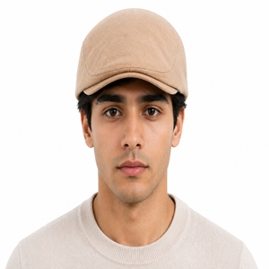 Unisex Newsboy <b>Hat</b> Beret Style Soft Cotton Vintage Casual Classic Fashion Headwear <b>Flat</b> <b>Hat</b> Daily Wear Clean Look for Unisex - Product Image 1