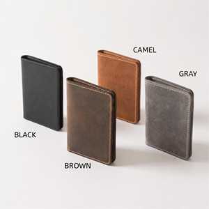 Custom Genuine Leather <b>Card</b> Holder Luxury RFID Credit <b>Card</b> <b>Case</b> Slim Minimalist Pocket <b>Business</b> Wallet LCH-0175 - Product Image 4