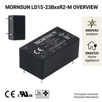 Fuente de Alimentación LD15-23B15R2-M 15W 15V 1A 12V 10A, Transformador Push-Pull de 13.8V 30A, Módulo Industrial UPS