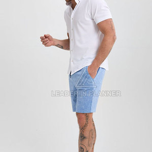 Pantalones Cortos Casuales para Hombre al Por Mayor, Estilo Moderno, Lavado Ácido, Corte Ajustado, Mejor Calidad - Product Image 4