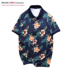 เสื้อยืดฮาวาย RTS แบบแห้งเร็วกระดุมสูงสำหรับชายหญิงผ้าโพลีเอสเตอร์100% - Product Image 3