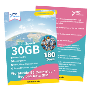 Bulk Asia 11 Countries 4G 5G Travel SIM Card Reseller Custom Packaging Roaming Unlimited Data SIM Cards Physical SIM - Product Image 2
