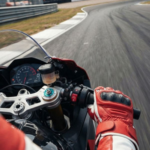 Guantes Profesionales para Motocicleta con Palma Reforzada, Protección Contra Impactos, Compatibles con Pantalla Táctil, Cierre de Puño Ajustable, Equipo para Motociclismo y Turismo - Product Image 5