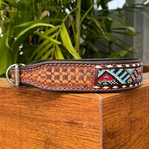 Vente en gros d'accessoires de designer pour animaux de compagnie collier de chien en cuir usiné à la main collier pour animal de compagnie en alliage de cuir de vachette de haute qualité et durable - Product Image 3