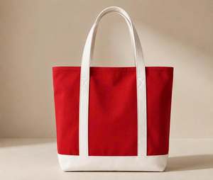 Factory Direct Top Seller Cheap Price Custom Own Logo Big Capacity <b>Medium</b> <b>Size</b> Canvas Shopping Tote <b>Bag</b> - Product Image 1