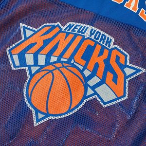 T-shirt de performance en maille style New York Knicks, vente en gros |   Vêtements pour supporters sportifs |   Fabricant de vêtements de sport OEM - Product Image 3