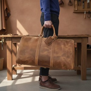 Most Selling Leather Travel Bag for Men Duffel Bag for Organized Travel Gym and Business Trips Available At Wholesale Price - Product Image 3