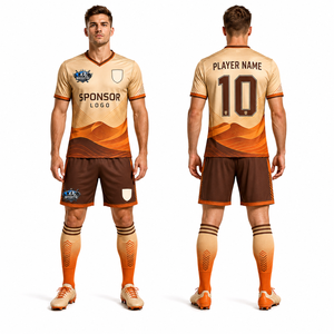 Nuevo Uniforme de Fútbol, Poliéster Reciclado, Malla Transpirable, Secado Rápido, Elástico, Deportivo, Cómodo - Product Image 1