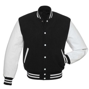 High Quality Unisex Wool Stand Collar Varsity Jacket with Cartoon Print-Stylish Durable Streetwear for Casual and <b>Athletic</b> Use - Product Image 1