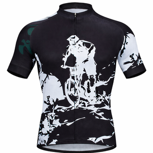 Maillot de Ciclismo para Hombre, Transpirable, Ligero, Manga Corta, Secado Rápido, Absorbe la Humedad, Elástico, Poliéster - Product Image 2