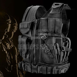 Chaleco de Paintball Ajustable, Ligero y Transpirable con Logotipo Personalizado y Servicio OEM/ODM, Material de Poliéster/Nailon - Product Image 5