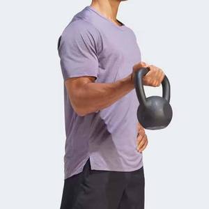 OEM Custom Logo <b>Design</b> Short Sleeve Men's T Shirts Summer Wear High Street Style Cotton Breathable Crewneck Eco-Friendly Quick - Product Image 4