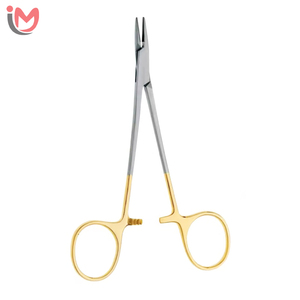 Vente en gros de forceps porte-aiguilles dentaires et chirurgicaux personnalisés de haute qualité, TC et non-TC, demi-or, OEM - Product Image 3