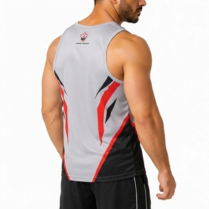 Débardeurs de sport pour hommes, flexibles, doux, durables, confortables et performants, pour l'été et la salle de sport. - Product Image 5