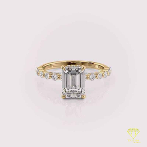 Anillo de Compromiso de Moissanita con Diseño Único para Joyería de Boda y Regalos Románticos para Pedida de Mano, Disponible a un Precio Competitivo - Product Image 6