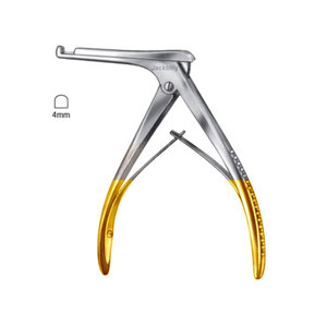 JACKBILLY Rongeur Kerrison mastoïde de 4 pouces à 90 degrés, 4 mm, en acier inoxydable de qualité supérieure pour instruments chirurgicaux ORL - Product Image 1