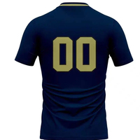 Jersey Baseball Pria Thunderbirds Lengan Pendek Bahan Polyester Bernapas Cetak Sublimasi Logo Depan Semua Dapat Disesuaikan Custom