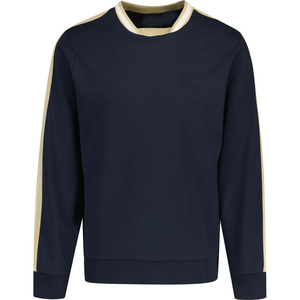 Sudadera Nueva 100% Algodón Orgánico Jersey para Hombre, Cuello Redondo, Color Sólido, Ecológica, Secado Rápido, Talla Grande - Product Image 1