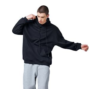 Sweat à capuche zippé vintage à double couche délavé au soleil 100% coton pour l'hiver - Product Image 5