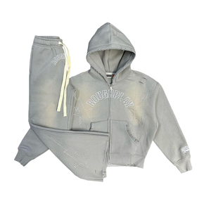 Sudadera con Capucha Estilo Punk Rough Play, Manga Larga, Estampado por Sublimación, Sudadera de Otoño para Hombre, 100% Algodón Grueso - Product Image 1