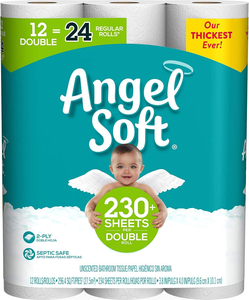 Angel Soft, Toilet Paper, Double Rolls, 12 Count of 234 <b>Sheets</b> Per Roll - Product Image 6