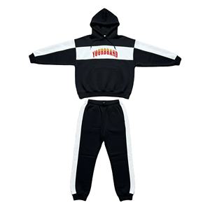 Conjunto Deportivo Personalizado para Hombre, 100% Algodón Grueso, Calidad Premium, Logotipo Bordado Personalizado, Sudadera Extra Grande de 2 Piezas - Product Image 1