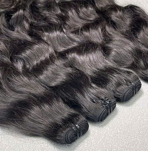 Máquina de cabello humano vietnamita de la mejor calidad, paquetes de cabello de trama, cabello crudo, sin enredos, sin caída, venta al por mayor - Product Image 1