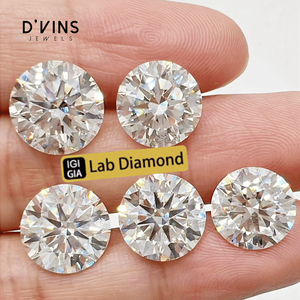 Diamantes Sueltos Cultivados en Laboratorio D'vins Jewels, 3.15ct, F VVS2, Corte Brillante Redondo, Origen Surat - Product Image 4