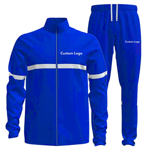 Conjunto Deportivo de Invierno para Hombre OEM |   Conjunto de Punto Casual con Bordado 3D de Diseño Personalizado, 100% Algodón, Color Sólido, Talla Grande, con Cierre - Product Image 1