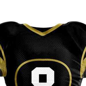 Maillot de football vintage américain sur mesure pour homme, style français, en maille tricotée oversize, col en V, coupe courte et carrée - Product Image 4