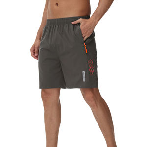 Lightweight 100% Polyester High Quality Sporty Solid Men's Shorts <b>Elastic</b> Waist Quick Dry Breathable Eco-Friendly Customized - Product Image 6