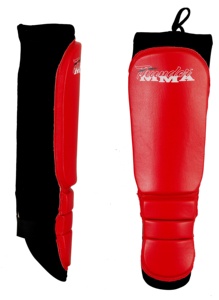 Nouveau protège-jambes de boxe en cuir Muay Thai MMA Kick Boxing protège-pieds kick boxing shin guard fabricants OEM au Pakistan - Product Image 2