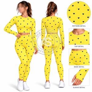 Conjunto de Yoga con Estampado Floral para Mujer, Ropa Deportiva Suave, Elástica y Transpirable, Sujetador Deportivo y Leggings, Conjunto de Dos Piezas para Fitness y Entrenamiento - Product Image 5
