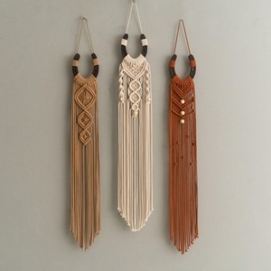 Handmade Set Of 3 Macrame <b>Wall</b> <b>Hanging</b> Perfect For <b>Wall</b> Decor Event Styling And Gift Purpose <b>Boho</b> Home Accent From India - Product Image 1