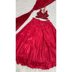 ชุดราตรีออกแบบสวยงาม lehenga choli กับ dupatta สำหรับงานปาร์ตี้ - Product Image 5