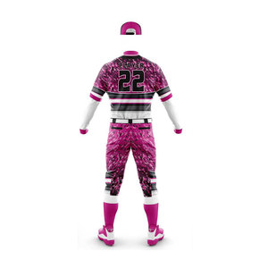 Conjunto Deportivo de Material Elástico Flexible con Logotipo Personalizado Impreso, Uniforme Profesional de Béisbol - Product Image 3