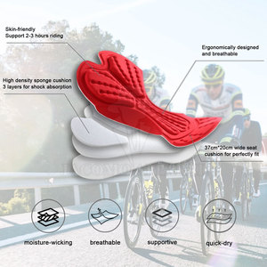 Shorts de cyclisme pour hommes, personnalisables avec logo, extensibles, séchage rapide, haute performance pour l'entraînement et les sorties en plein air - Product Image 6