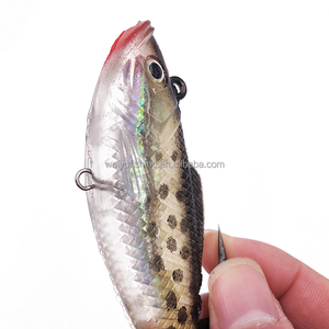 Señuelo de pesca de lubina de PVC de plástico blando barato de 7,5-14cm, cola en T, plomo <span class=keywords><strong>interior</strong></span> con gancho, cebo de natación, aparejos artificiales de agua salada fresca - Product Image 3