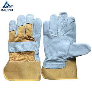 Guantes de trabajo de cuero puro para hombre, precio de fábrica, guantes de seguridad industriales para construcción, ligeros, recién llegados. - Product Image 2