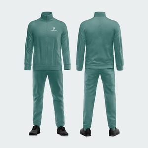 Mens tracksuit set Classic Striped jogger sweat outfit outdoor activewear | Full zip stand collar jacket and <b>pants</b> - Product Image 3