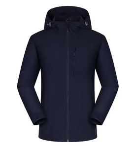 เสื้อแจ็คเก็ตกันลมกันน้ำระบายอากาศได้ดี สไตล์ไฮสตรีทสำหรับผู้ชาย สีพื้นแบบกำหนดเอง เสื้อคลุมสำหรับกิจกรรมกลางแจ้ง - Product Image 6