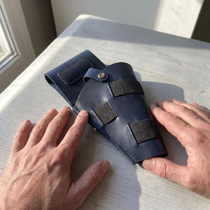 Étui de transport en cuir pleine fleur pour outils de perçage, support durable pour perceuse électrique, pochette de travail pour électricien et charpentier à prix raisonnable - Product Image 5