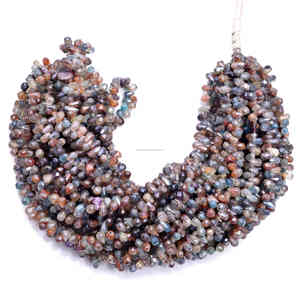 Multi Zircon Faceted Gouttes Shape Handmade Crystal Zircon 5.5x3 to 6x3 MM 16 Inch Gemstone Beads Strand Use For Jewelry Making - Product Image 1