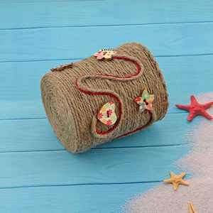 Support à stylos en carton de jute fait main avec plusieurs compartiments, organiseur de bureau écologique pour le bureau et la maison - Product Image 4