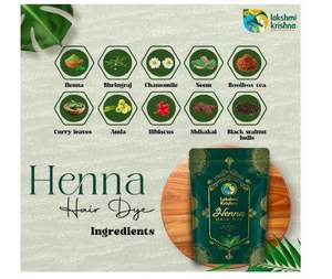 Poudre de henné pur Godrej Nupur, 100 % naturel, colorant capillaire Mehandi, cosmétique à base de plantes, soin ayurvédique pour les cheveux et les mains. - Product Image 3