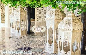 Wedding Decor Large Moroccan Lantern Moroccan Wedding Decorations Lifesize Lanterns Arabian Wedding Decor Gold Fiber Lamps USA - Product Image 2