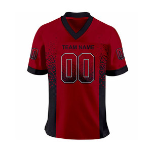 Jerseys de fútbol americano de alto rendimiento, costura reforzada que absorbe la humedad, suministro a granel - Product Image 3