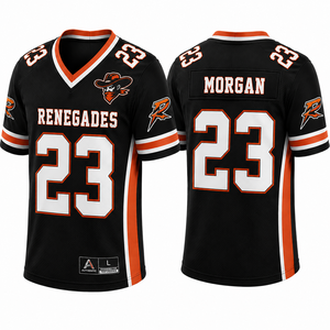 Jersey de Fútbol Americano Personalizado para Equipos, Colores Privados, Flexible, Ventilado, Malla Profesional Cosida, Reversible, para Exteriores, Exportación, Moderno - Product Image 6